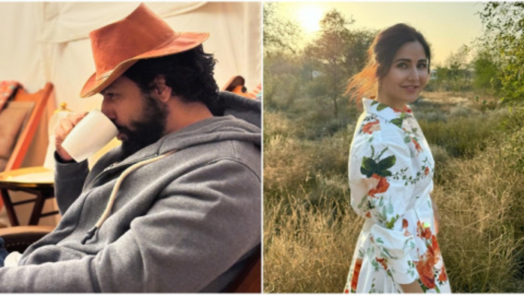 PIC Vicky Kaushal’s ‘queen’ Katrina Kaif turns photographer for him as he enjoys coffee on New Year vacay