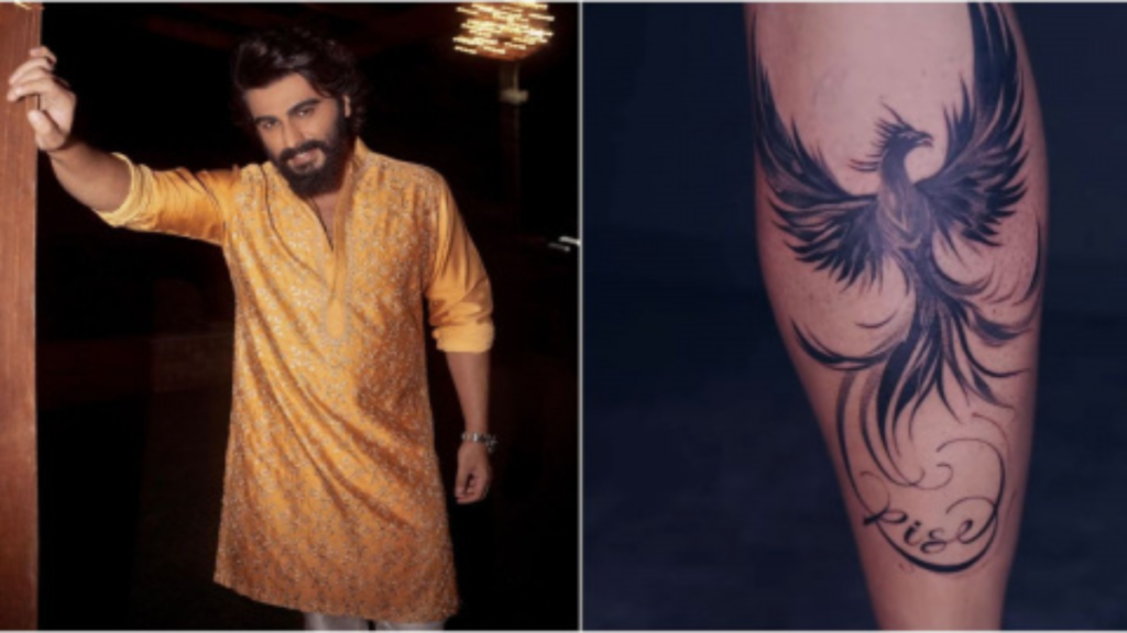 Arjun Kapoor gets a phoenix tattoo as he welcomes New Year 2024; Abhishek Bachchan reacts