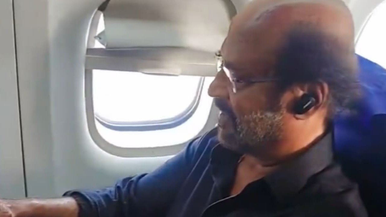 Rajinikanth travels economy class in simple attire despite owning all luxuries; proves why he is a superstar